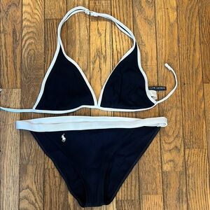 Ralph Lauren Women's Black Bikini Set